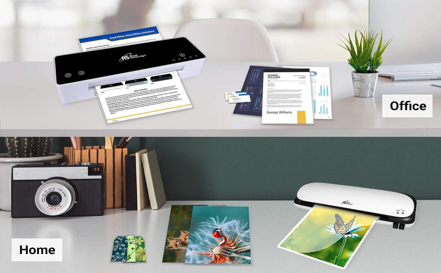 Royal Sovereign Thermal Laminating Sheets, 9” x 11.2” Letter Size Pouches Clear Gloss, 3 Mil 200-Pack (RF03LETR0200)