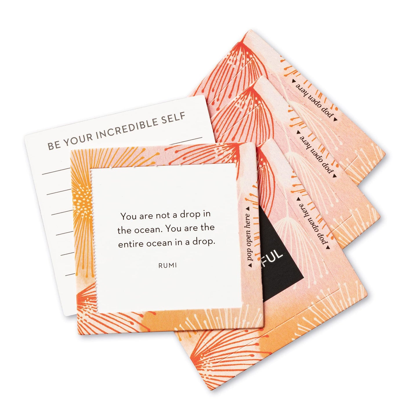 Compendium ThoughtFulls Pop-Open Cards — 2-Pack of Celebrating You, You’re Wonderful — 60 Pop-Open Cards, Each with a Different Message Inside