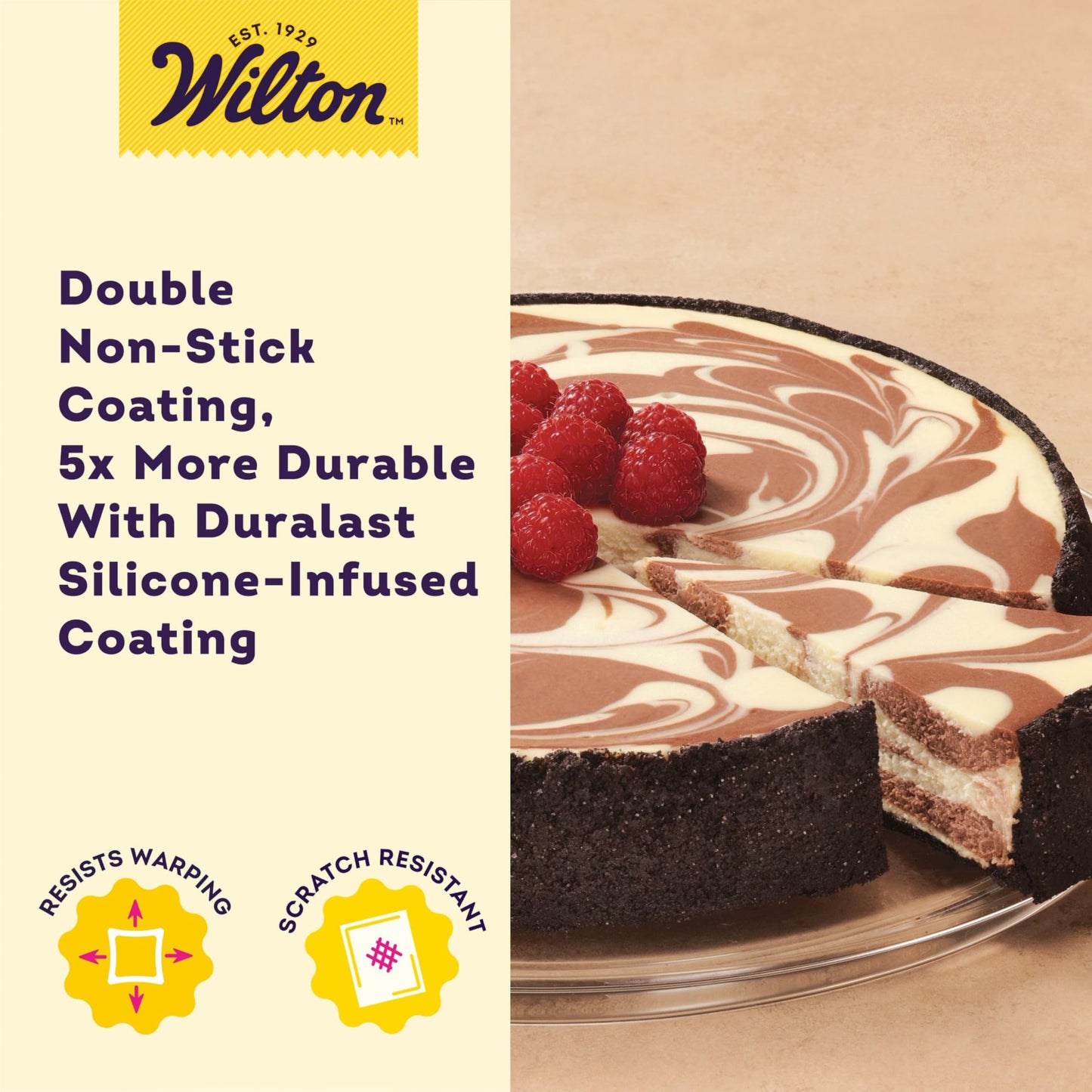 Wilton Advance Select Premium Nonstick Springform Pan, 9 x 2.75-Inch, 2-Piece