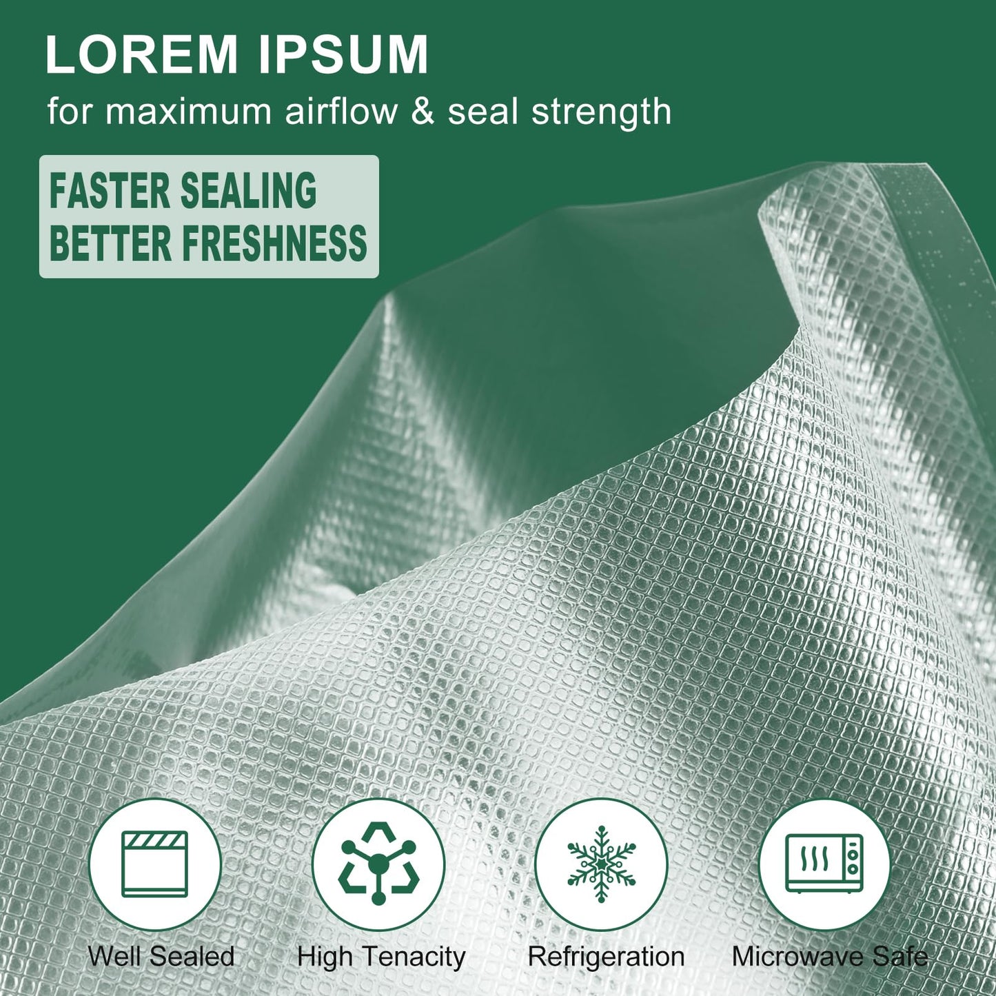 Vacuum Sealer Bags, 6 Pack 3 Rolls 11" x 20' + 3 Rolls 8" x 20' Food Sealer Bags, Food Grade, BPA Free, Customized Size Vcuum Bag for Vac Storage, Meal Prep or Sous Vide Cooking