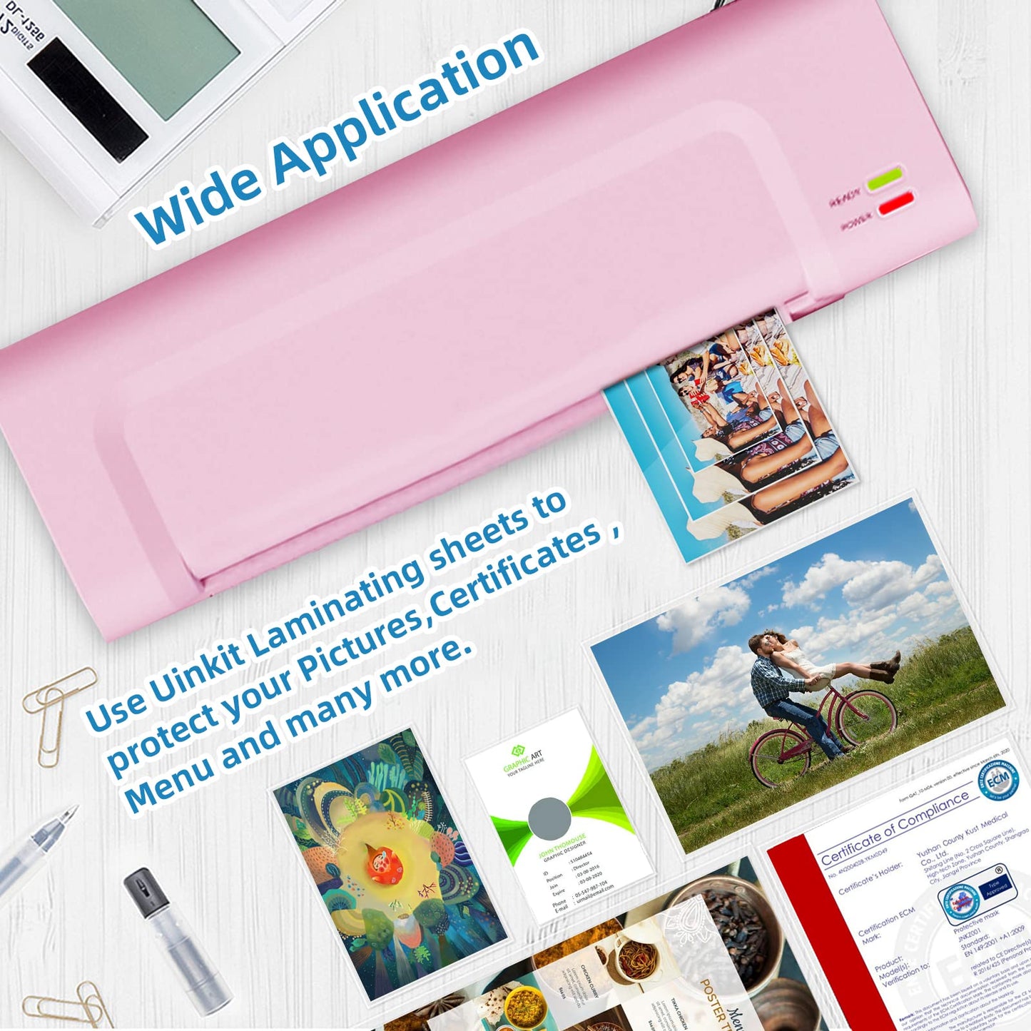 Uinkit Laminating Sheets 11.5x17.5inches for Sealed 11x17inches Tabloid Size Photo Documents, Glossy Clear Laminating Pouches Laminator Sheets Rounded Corner 30 Pack