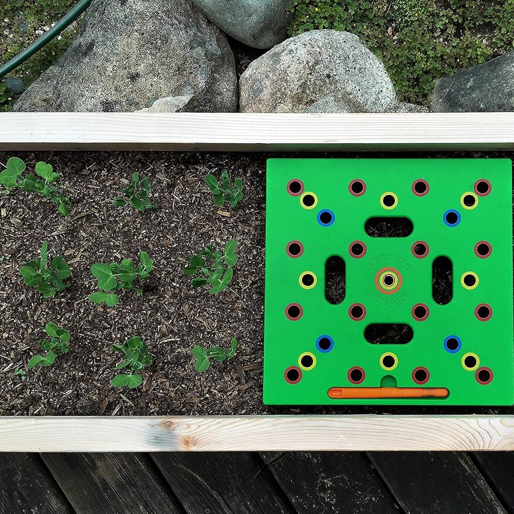 Square Gardening Tools,Novelty Garden Square Template Seed Spreader | Soil Spacer Garden Tools,The Original Seed Planting Template for Square Foot Gardens,Bigger Harvests