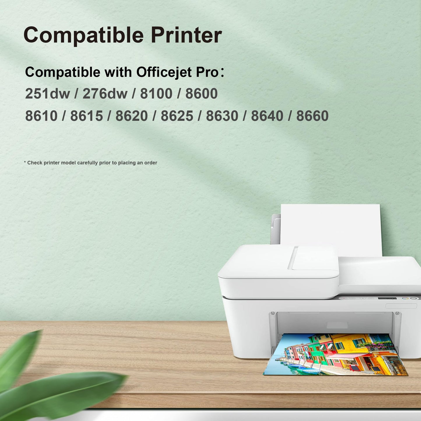 950XL 951XL Ink Cartridges Combo Pack 5 Pack for HP Printer Ink 950 951 XL to use with OfficeJet Pro 8600, 8610, 8100, 8620, 8630, Printer (2 Black| Cyan| Magenta| Yellow)