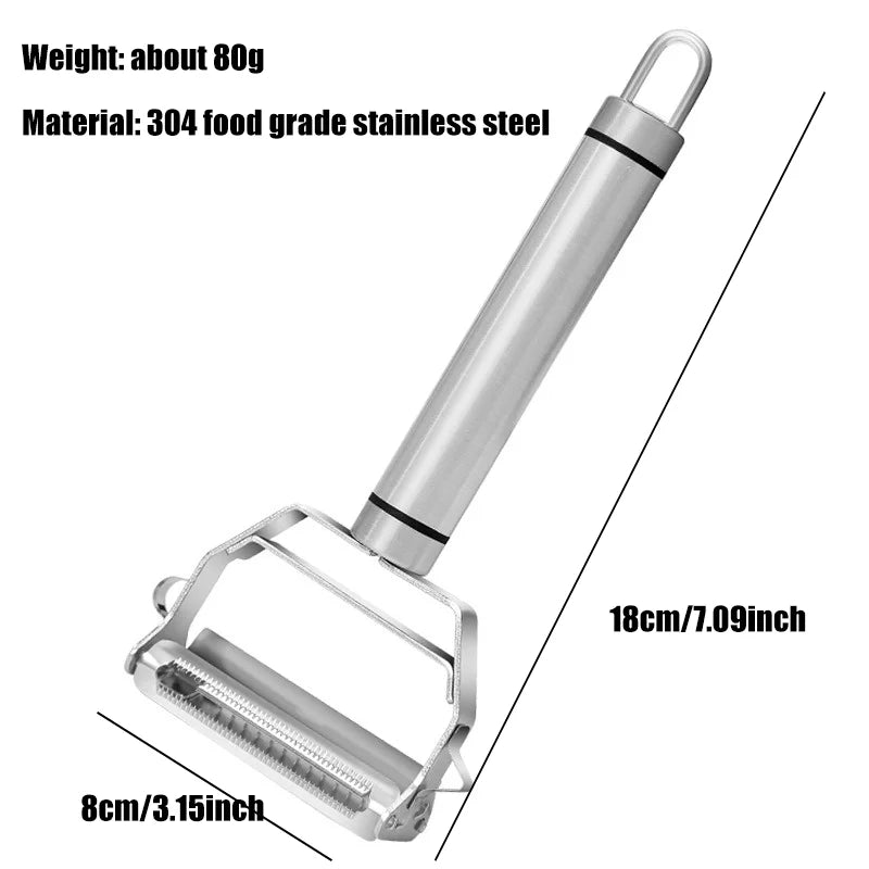 Multifunctional fruit and vegetable peeler 304 stainless steel kitchen tools grater melon grater peeler potato carrot shredder