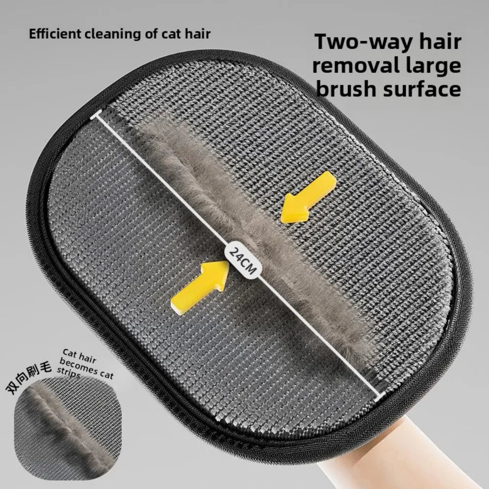 Pet Grooming Gloves Pet Hair Remover Brush Kitten Cleaning Glove Removing Dog Cat Hair From Sofa Carpet Clothes Pet Supplies 