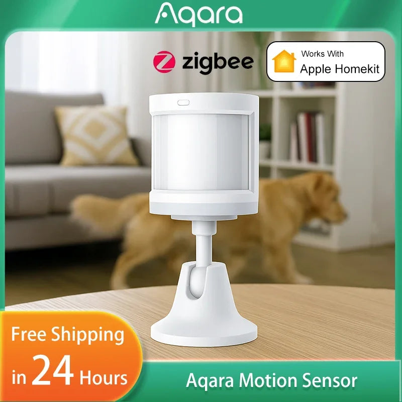 New Aqara Motion Sensor Smart Human Body Sensor Body Movement Wireless ZigBee Gateway Smart Home for Alexa Mijia Apple Homekit