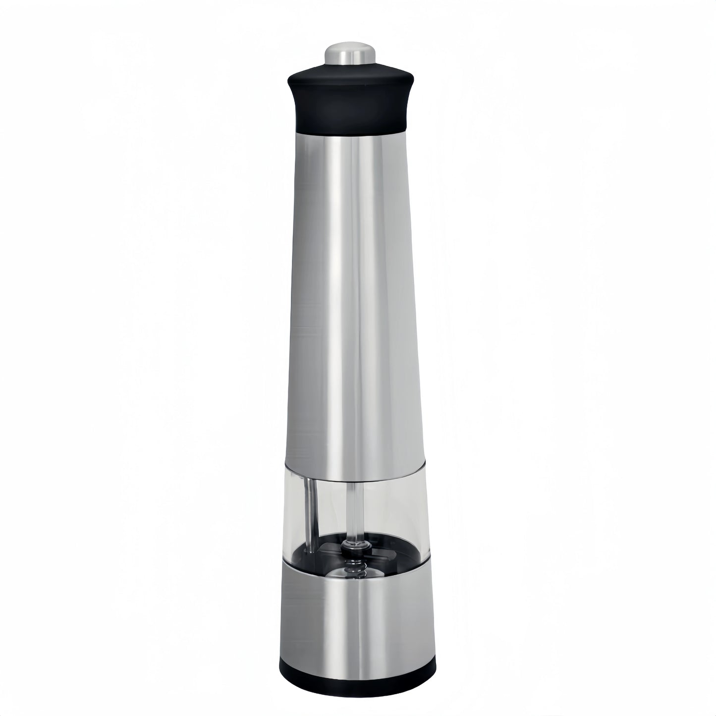 Electric Pepper Grinder Spice Mill Prmium Stainless Steel Grinder with Cover Adjustable Ceramic Core grinder With LED light