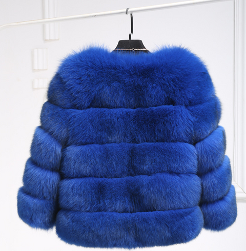 Women Winter FAUX Fur  Elegant Thick Warm Coat