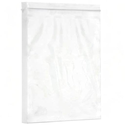 Spartan Industrial - 13" X 15" (100 Count) 2 Mil Clear Reclosable Zip Plastic Poly Bags with Resealable Lock Seal Zipper