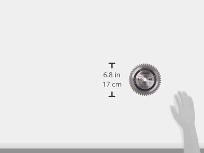 Oshlun SBF-065048 6-1/2-Inch 48 Tooth TCG Saw Blade with 5/8-Inch Arbor (Diamond Knockout) for Mild Steel and Ferrous Metals