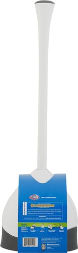 Clorox Toilet Plunger with Hideaway Caddy for Bathroom, Accessories Organizers & Storage, Toilet Unclogger, Plunger with Holder