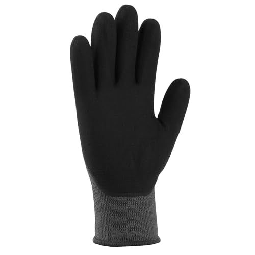 Carhatt Womens Thermal Full Coverage Nitrile Grip Glove, Gray, Small (Pack of 1)