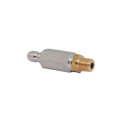 Valley Industries Pressure Washer Nozzle Filter - 1/4" QC x 1/4" MNPT, 5000 PSI, 10.5GPM