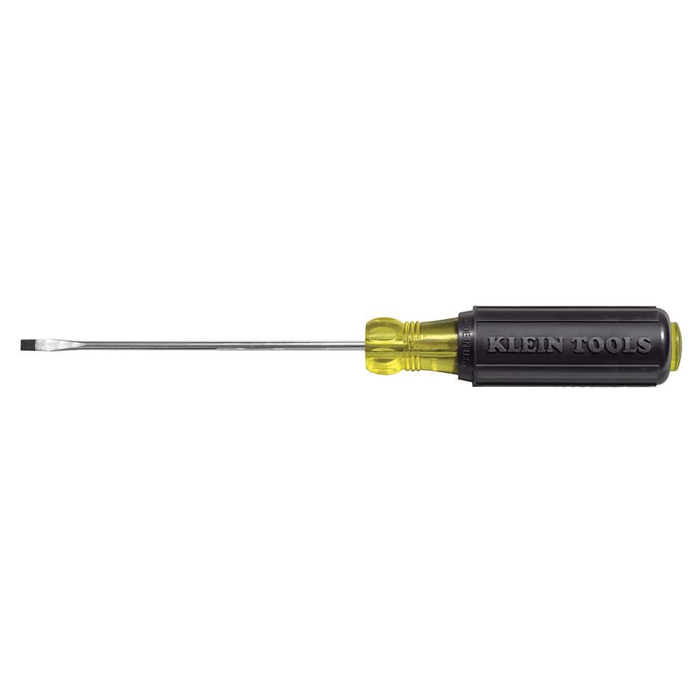 Klein Tools 607-3 Mini Flathead Screwdriver, 3/32-Inch Cabinet Tip, 3-Inch Round Shank and Cushion-Grip Handle