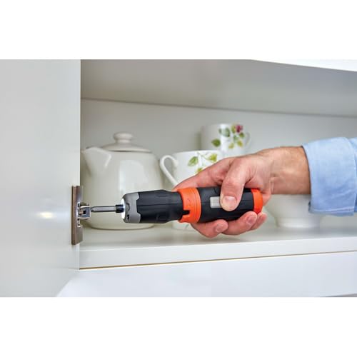 BLACK+DECKER Cordless Screwdriver, Alkaline (BCF601AA)