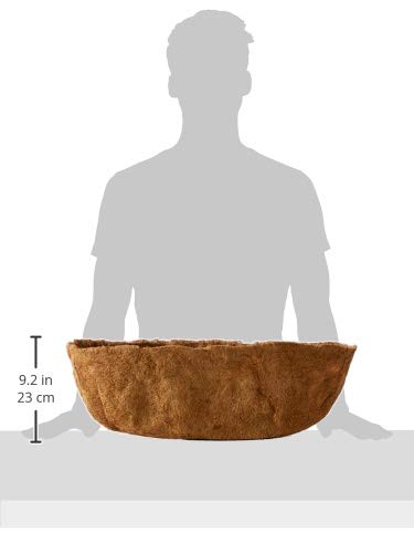 Bosmere 24" Pre-Formed Replacement Coco Liner with Soil Moist for Window Basket