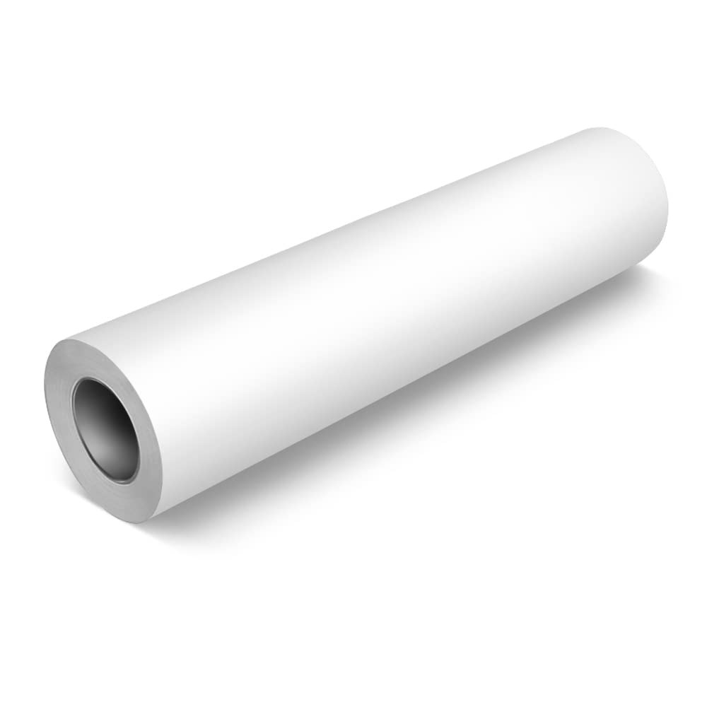 VViViD White Matte DECO65 Permanent Adhesive Craft Vinyl for Cricut, Silhouette & Cameo (50ft x 11.8 Inch Bulk Roll)