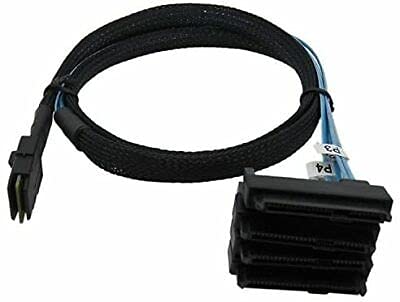 Mini SAS Cable SFF-8087 36 Pin to 4pcs SFF-8482 29 Pin Connector SATA 50CM