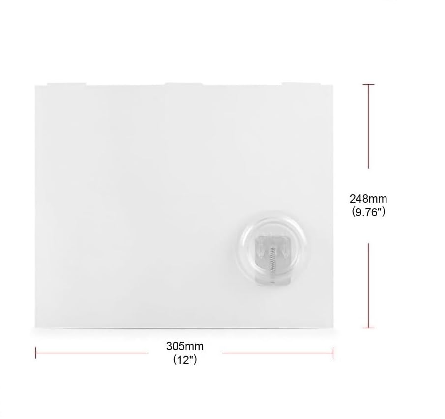 Liyquint RV Screen Clear Door Slide Panel 239061 Replacement Sliding Panel with Push-Down Knob Opener, with RVs Enhance Your Travel Experience (1)