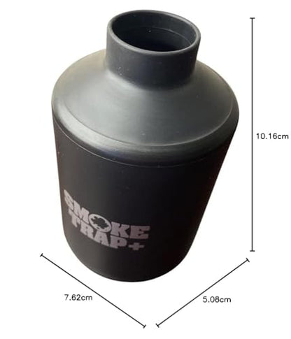 Smoke Trap + | Personal Air Filter (Sploof) - ECO Replaceable Filters - Long Lasting Smoke Filter 500+ Uses With Easy Exhale - Filters Have Zero Plastic Waste - (Black)