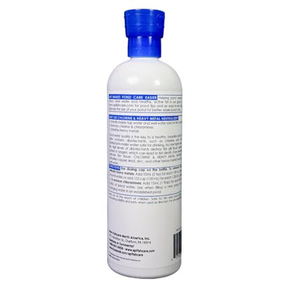 API POND CHLORINE & HEAVY METAL NEUTRALIZER Pond Water Neutralizer 16-Ounce Bottle