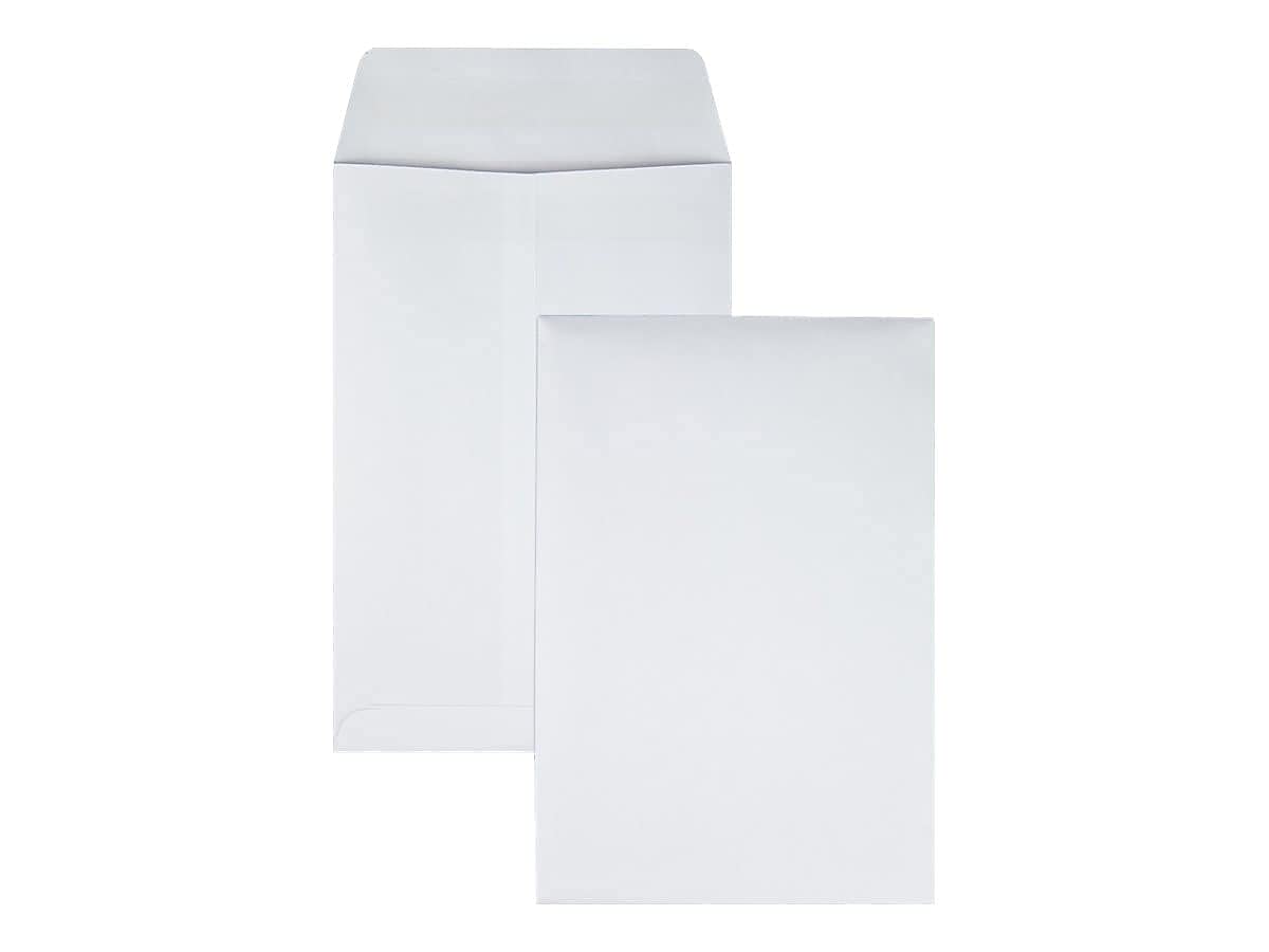 Quality Park 43317 Quality Park Redi-Seal Catalog Envelopes, 6-1/2x9-1/2, White, 100 Per Box
