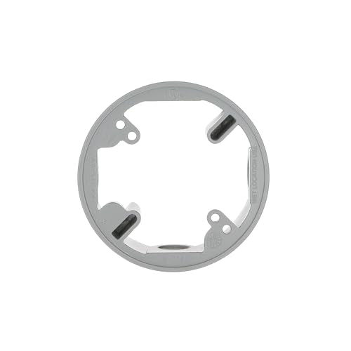 Hubbell-Bell 5363-0 Round Weatherproof Extension Adapter, 18.3 Cu-in, 4 in Dia X 1-1/2 in D, Gray, 4-Inch