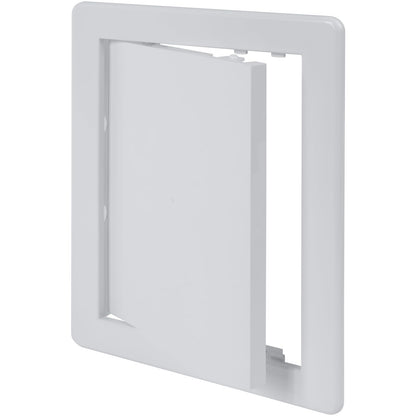 Vent Systems White ABS Plastic - Access Panel 6 x 8 Inch - Access Panel with Door for Drywall, Wall and Ceiling Electrical and Plumbing Service Wall Hole Cover - Exterior Dimensions 6.7x8.7 Inches