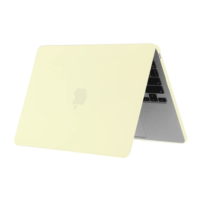 Se7enline Compatible with MacBook Air 13.6 inch Case M4/M3/M2 2022-2025 for Mac 13-inch A2681/A3113/A3240 Laptop Hard Shell Case with Keyboard Cover & Webcam Cover & Trackpad Protector,Mellow Yellow