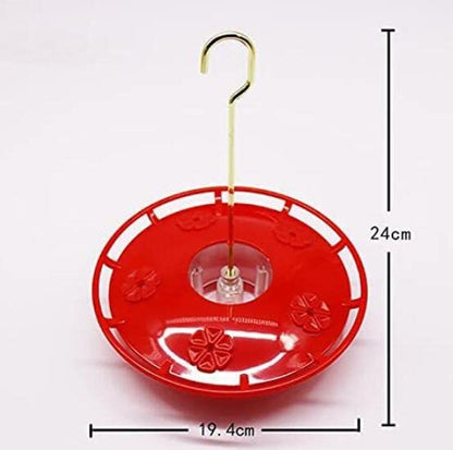 Auch 2 Packs Hummingbird Feeders for Outdoors, Leak-Proof, Easy to Clean and Fill, Saucer Humming Feeder for Hummer Birds, Including Hanging Hook