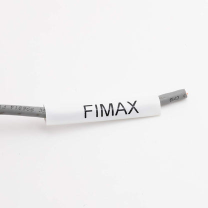 Rhino 18055 Heat Shrink Labels12mm, Replacement for Dymo Rhino Label Maker Heat Shrink Tubes Work with Industrial Label Maker 4200 5200 5000 6000 3000, Black on White, 1/2" x 5', 3-Pack
