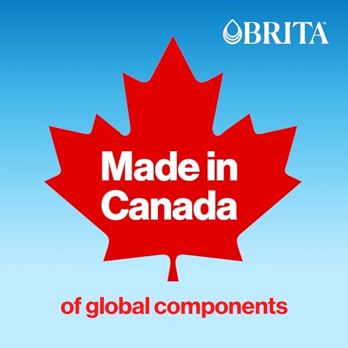 Brita Standard Replacement Filter, Reduces Contaminants while keeping healthy minerals, Certified by WQA to reduce Chlorine for improved taste, Made without BPA, Replace after 151 litres, 5 Count