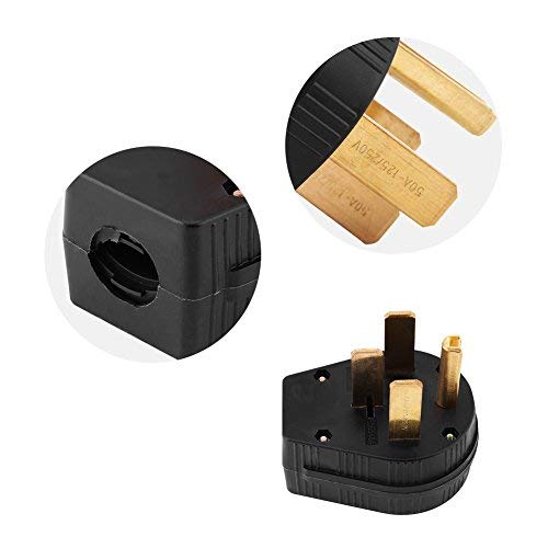 14-50P 50A Generator Four-Hole Plug, 4-Pin Nema Plug, Socket European and Travel Power Plug