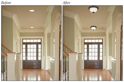 Westinghouse Lighting 0101100 Recessed Light Converter, 1, Finished White