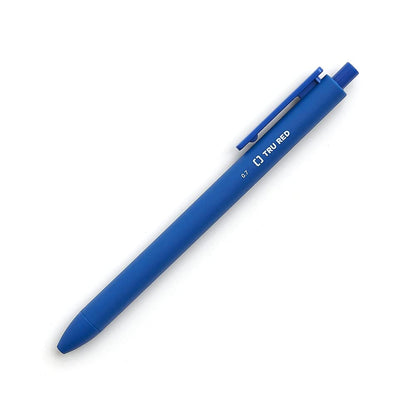 TRU RED Retractable Quick Dry Gel Pens Med Point 0.7mm Blue 5/Pk
