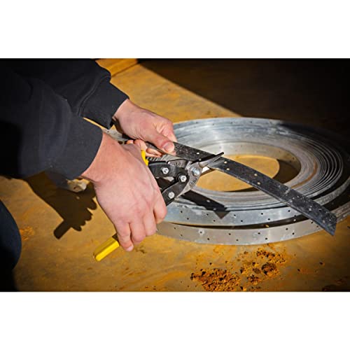 Crescent Wiss 9-3/4 Inch MetalMaster Compound Action Snips - Straight, Left and Right Cut - M3R