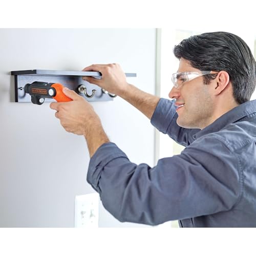 BLACK+DECKER 4V MAX* Cordless Screwdriver with LED Light (BDCSFL20C)