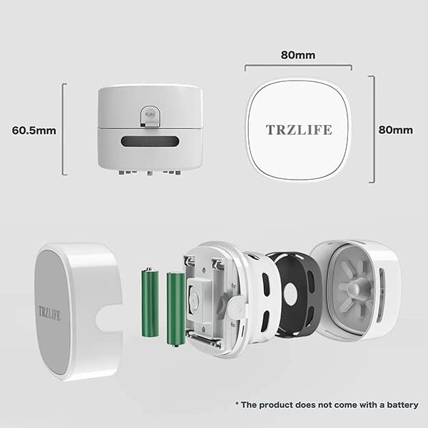 TRZLIFE Desk Vacuum Cleaner, Rechargeable and Durable Mini Table Vacuum Cleaner Must-Have Office Desk Accessory Sucks up Tiny Items and Crumbs from Desktop Drawer Countertop Ideal as a