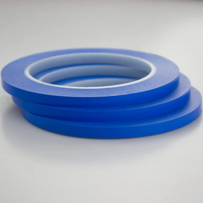 Blue Fineline Fine Line Vinyl Pinstriping Masking Tape 1/4 in x 36 yd x 3Rolls