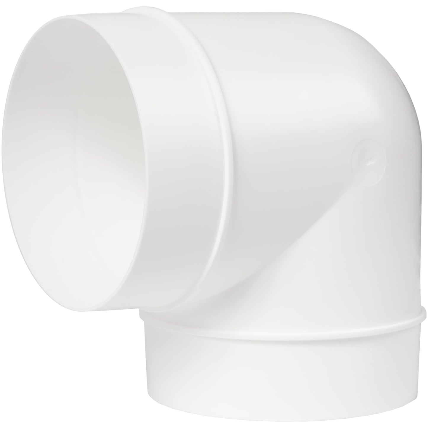 4 Inch Ducting Pipe 90 Degree Elbow Hose Ventilation Round Tube Bend Connector 4"