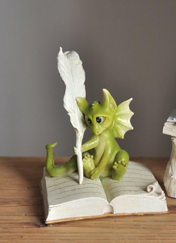 Top Collection Enchanted Story Fairy Garden Dragon Writing Outdoor Statue