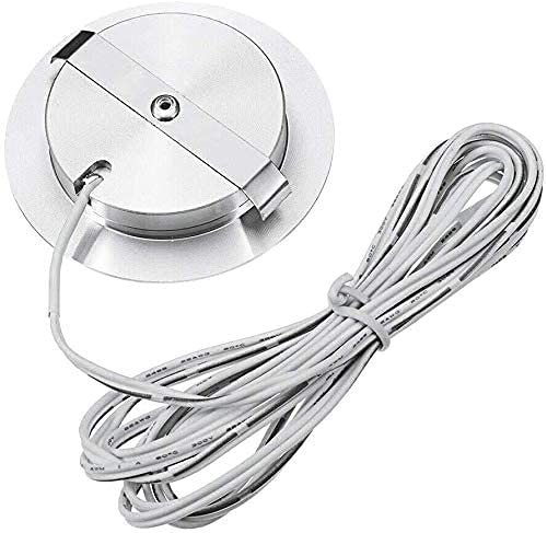 12V LED Lights for RV Camper Van Trailer - 3W Daylight 6000K 270 Lumen Low Voltage Mini Recessed Ceiling Light Dimmable, Set of 6