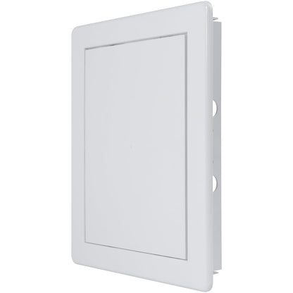 Vent Systems White ABS Plastic - Access Panel 6 x 8 Inch - Access Panel with Door for Drywall, Wall and Ceiling Electrical and Plumbing Service Wall Hole Cover - Exterior Dimensions 6.7x8.7 Inches
