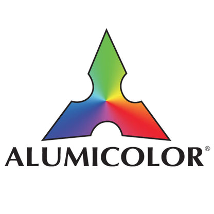 Alumicolor Aluminum 12 Inch Calibrated Drafting Triangle, 30/60/90 Degree