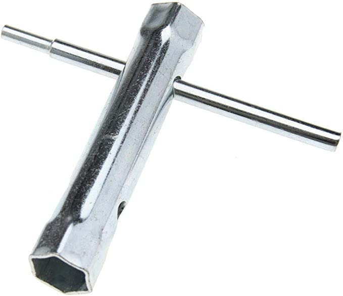 10Pcs Dual-Ended Wrench Socket Plumber Back Nut Tap Spark Plug Spanner Set Extended Spark Plug Wrench (10)