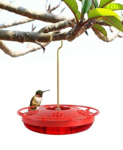 Auch 2 Packs Hummingbird Feeders for Outdoors, Leak-Proof, Easy to Clean and Fill, Saucer Humming Feeder for Hummer Birds, Including Hanging Hook