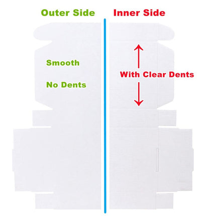 White Corrugated Cardboard Shipping Boxes, 150x100x50mm (6"x4"x2") Small Parcel Boxes, Packaging Mailing Boxes for Business, Posting, Small Packet Shipping, Storing or Gift(Pack of 25)