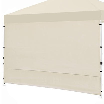 Canopy SunWall, 8x8ft Pop Up Canopy Sidewall for Instant Canopy Tent Gazebos, 1 Pack Sidewall Only Beige