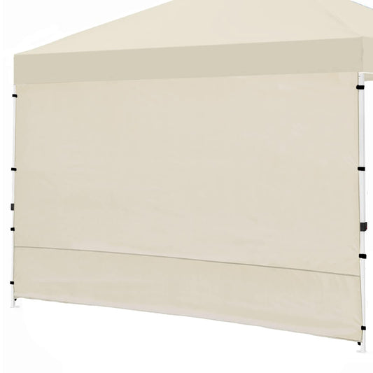 Canopy SunWall, 8x8ft Pop Up Canopy Sidewall for Instant Canopy Tent Gazebos, 1 Pack Sidewall Only Beige