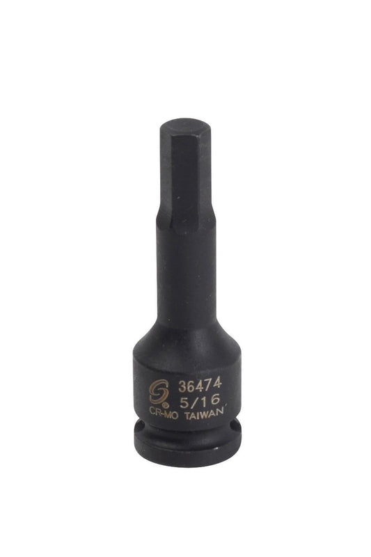 Sunex 36474 3/8-Inch Drive 5/16-Inch Hex Impact Socket
